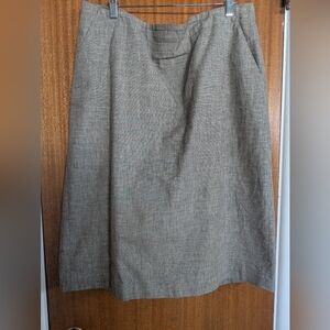 Banana Republic Gray A-Line Skirt